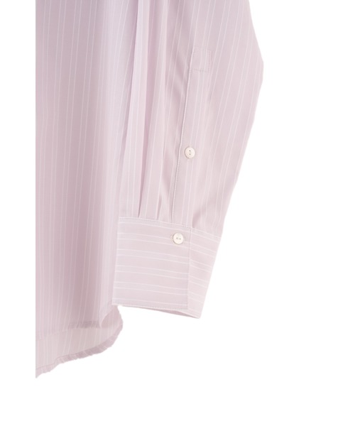 Her lip to(ハーリップトゥー)の「Day-To-Day Stripe Shirt(シャツ/ブラウス・レディース・スカイブルー系/モーブ系・S/M)」の9枚目の写真