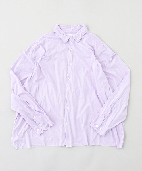 KANEMASA PHIL.(カネマサフィル)の「Kanemasa Phil. (カネマサ フィル) 別注 46ゲージ Artisan L/S Shirts(シャツ/ブラウス・メンズ・パープル/スカイブルー・MEDIUM/LARGE)」の8枚目の写真