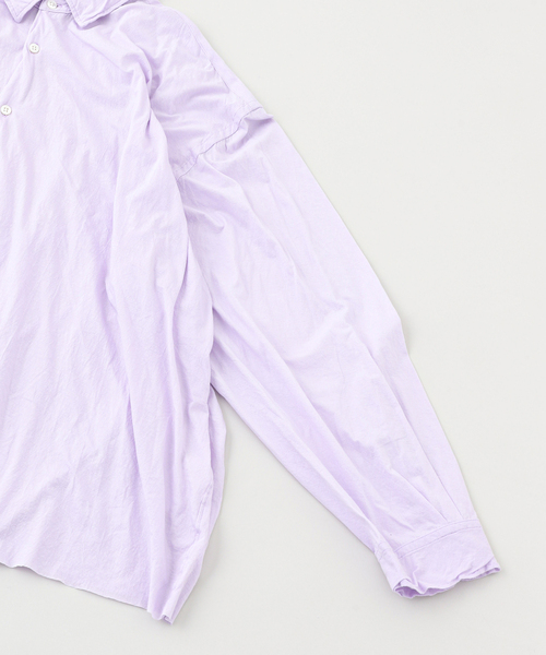 KANEMASA PHIL.(カネマサフィル)の「Kanemasa Phil. (カネマサ フィル) 別注 46ゲージ Artisan L/S Shirts(シャツ/ブラウス・メンズ・パープル/スカイブルー・MEDIUM/LARGE)」の10枚目の写真