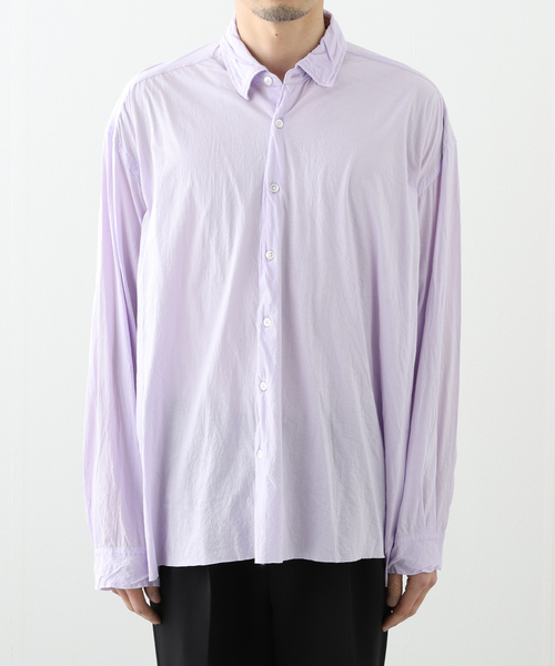 KANEMASA PHIL.(カネマサフィル)の「Kanemasa Phil. (カネマサ フィル) 別注 46ゲージ Artisan L/S Shirts(シャツ/ブラウス・メンズ・パープル/スカイブルー・MEDIUM/LARGE)」の16枚目の写真
