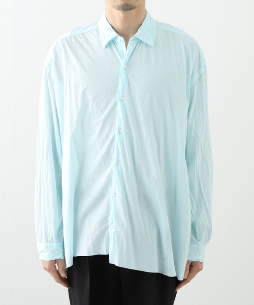 KANEMASA PHIL.(カネマサフィル)の「Kanemasa Phil. (カネマサ フィル) 別注 46ゲージ Artisan L/S Shirts(シャツ/ブラウス・メンズ・パープル/スカイブルー・MEDIUM/LARGE)」の15枚目の写真