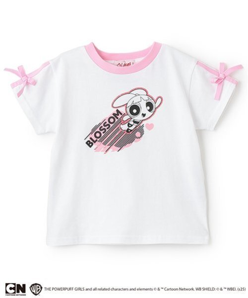 minimal（ミニマル）の「【防汚加工】【パワーパフ ガールズ】短丈Tシャツ（Tシャツ/カットソー・キッズ・ターコイズブルー/ライム/ピンク/ブラック・120cm/110cm/100cm/130cm/140cm）」の9枚目の写真