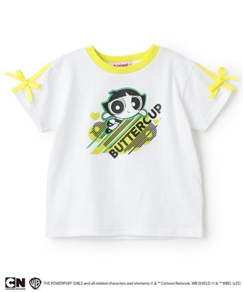 minimal（ミニマル）の「【防汚加工】【パワーパフ ガールズ】短丈Tシャツ（Tシャツ/カットソー・キッズ・ターコイズブルー/ライム/ピンク/ブラック・120cm/110cm/100cm/130cm/140cm）」の11枚目の写真