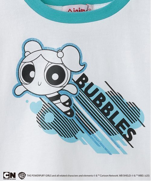 minimal（ミニマル）の「【防汚加工】【パワーパフ ガールズ】短丈Tシャツ（Tシャツ/カットソー・キッズ・ターコイズブルー/ライム/ピンク/ブラック・120cm/110cm/100cm/130cm/140cm）」の15枚目の写真