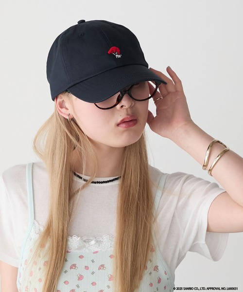 コラボ★ボールキャップ★MARITHE X MY MELODY CLASSIC LOGO CAP MARITHE X MY MELODY CLASSIC LOGO CAP ivory - MARITHE