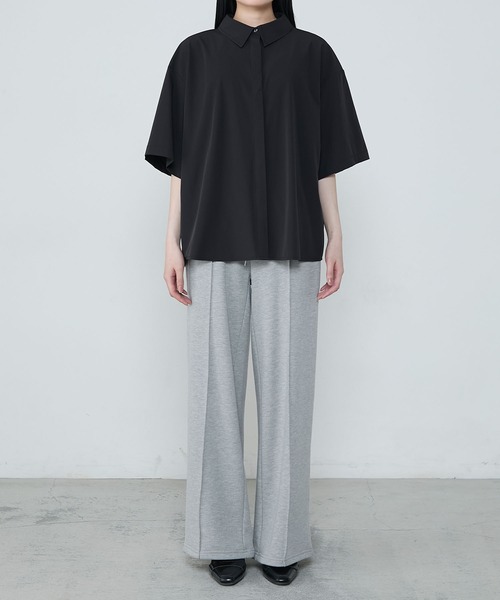 セール】Relaxing loose half-sleeve shirt / リラクシング