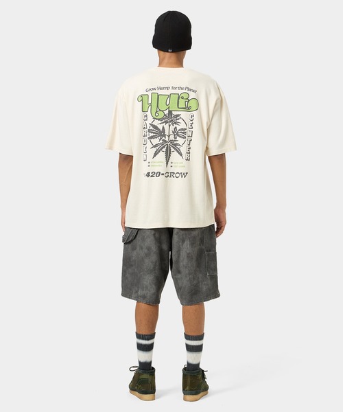 HUF セットアップ : 半袖ポケットTシャツ & スウェットショーツ HUF SET BOX LOGO LS POCKET TEE - HUF Worldwide JP