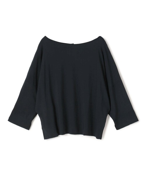 24AW GALERIE VIE ウォッシャブルレーヨンボートネックプルオーバー ウォッシャブルレーヨン ボートネックプルオーバー