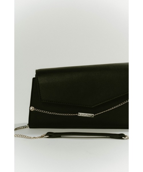 Knuth Marf（クヌースマーフ）の「metal chain deformed bag（ショルダーバッグ・レディース・ブラック・ONE SIZE）」の6枚目の写真