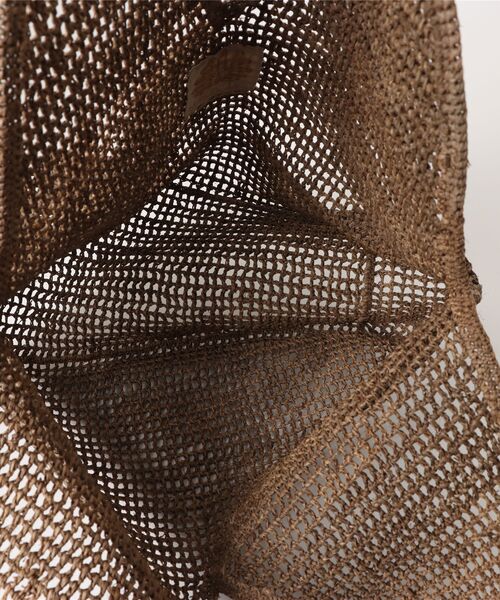 MADE IN MADA（メイドインマダ）の「【MADE IN MADA /メイドインマダ】かごバッグ　ラフィア トートバッグ（かごバッグ・レディース・チャコールグレー・FREE）」の8枚目の写真