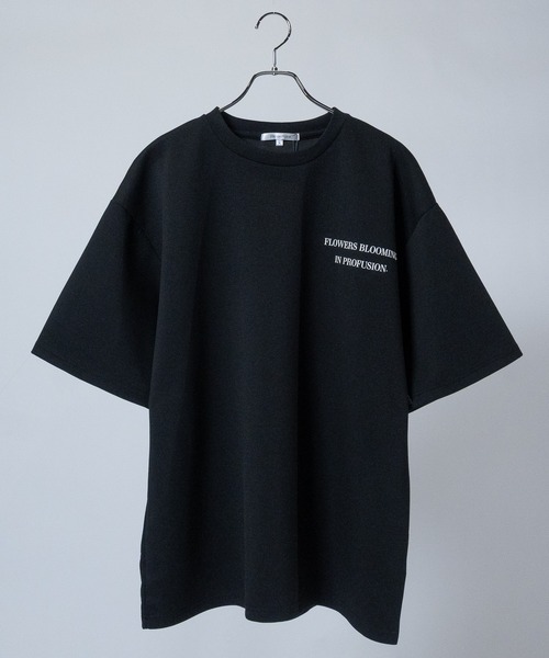 JOHN'S CLOSET（ジョンズクローゼット）の「【13】ムーン/フラワーグラフィック ビッグシルエット ポンチTシャツ（Tシャツ/カットソー・メンズ・ホワイト系1/ホワイト系2/ホワイト系3/ブラック系2/ライトグレー系1/ライトグレー系3/ブラック系1/ブラック系3/ライトグレー系2・MEDIUM/LARGE）」の13枚目の写真