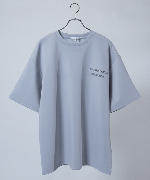 JOHN'S CLOSET（ジョンズクローゼット）の「【13】ムーン/フラワーグラフィック ビッグシルエット ポンチTシャツ（Tシャツ/カットソー・メンズ・ホワイト系1/ホワイト系2/ホワイト系3/ブラック系2/ライトグレー系1/ライトグレー系3/ブラック系1/ブラック系3/ライトグレー系2・MEDIUM/LARGE）」の16枚目の写真