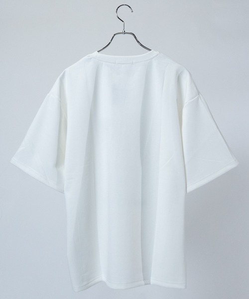 JOHN'S CLOSET（ジョンズクローゼット）の「【13】ムーン/フラワーグラフィック ビッグシルエット ポンチTシャツ（Tシャツ/カットソー・メンズ・ホワイト系1/ホワイト系2/ホワイト系3/ブラック系2/ライトグレー系1/ライトグレー系3/ブラック系1/ブラック系3/ライトグレー系2・MEDIUM/LARGE）」の12枚目の写真