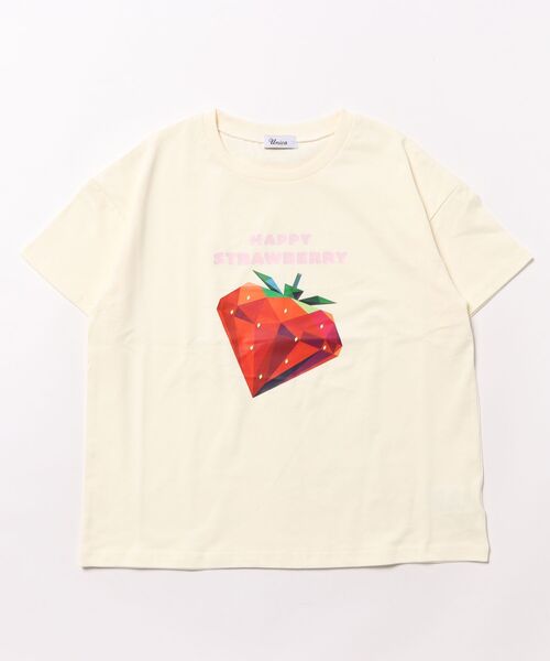 unica（ユニカ）の「PRISM T（Tシャツ/カットソー・キッズ・オフホワイト/ブラック・XL/S/L/M）」の2枚目の写真