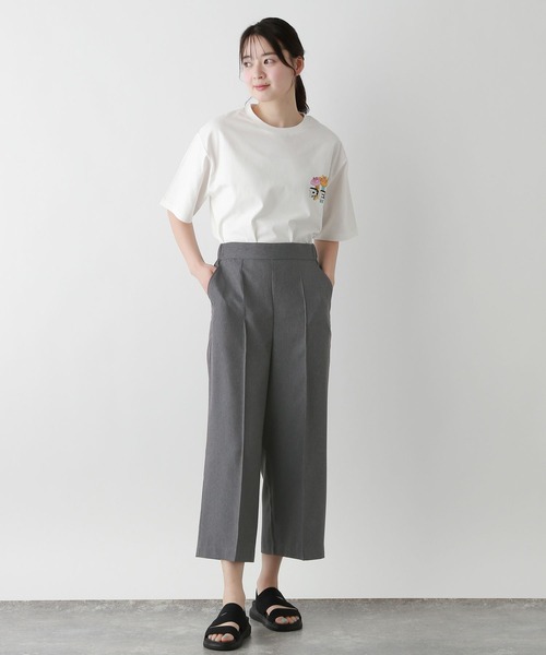 FOUND GOOD(ファウンドグッド)の「サラサラキレイクロップドP(その他パンツ・レディース・アイボリー/ブラック/グレー系8/ブルー系5・L/M/S)」の20枚目の写真