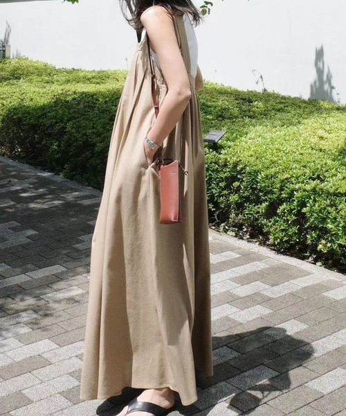 CADBURY（キャドバリー）の「ﾀｯｸﾛﾝｸﾞｼﾞｬﾝﾊﾟｰｽｶｰﾄ（スカート・レディース・ベージュ/ブラック・FREE）」の4枚目の写真