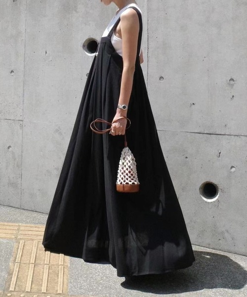 CADBURY（キャドバリー）の「ﾀｯｸﾛﾝｸﾞｼﾞｬﾝﾊﾟｰｽｶｰﾄ（スカート・レディース・ベージュ/ブラック・FREE）」の8枚目の写真