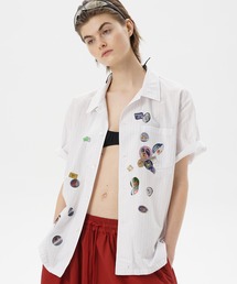 MASONPRINCE|メイソンプリンスのシャツ/ブラウス(前面プリント MASONPRINCE|メイソンプリンスのシャツ/ブラウス(前面プリント