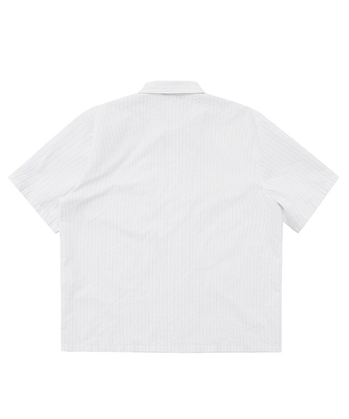 MASONPRINCE（メイソンプリンス）の「オーバーサイズ ステッカープリント 半袖シャツ DCS2047【MASONPRINCE】（シャツ/ブラウス・メンズ・ホワイト・L/M/S）」の11枚目の写真