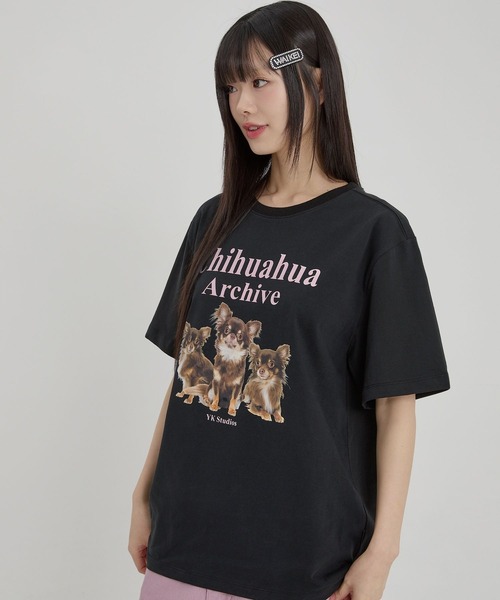 セール】【UNISEX】Wai Kei／チワワTEE（Tシャツ/カットソー