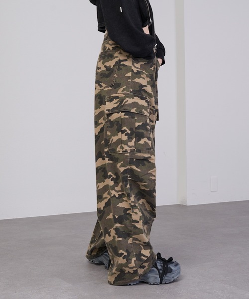 RAY CASSIN(レイカズン)の「デニムカーゴパンツ(デニムパンツ・レディース・ブルー/スカイブルー/ベージュ系その他2/カーキ・S/M)」の18枚目の写真