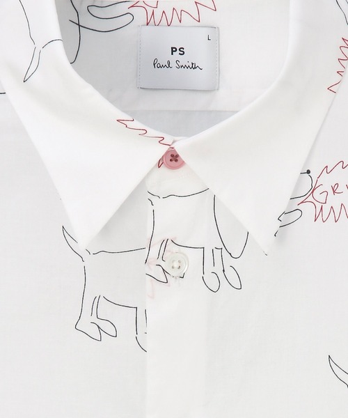美品 ポールスミス PS 総柄 プリントTシャツ アニメ アート M 半袖 美品 ポールスミス PS 総柄 プリントTシャツ アニメ アート M