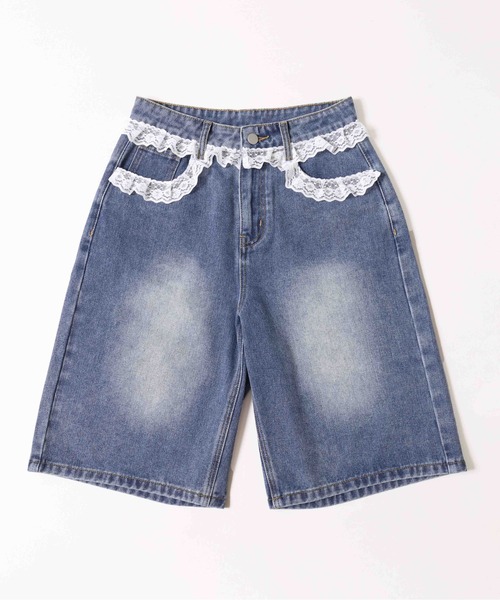 WC(ダブル シー)の「レースデザインハーフパンツ(その他パンツ・レディース・ブルー・FREE)」の14枚目の写真