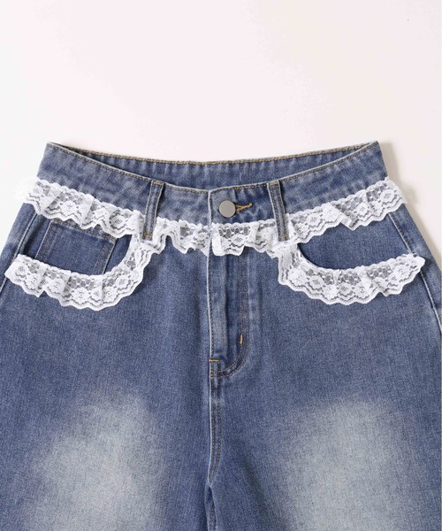 WC(ダブル シー)の「レースデザインハーフパンツ(その他パンツ・レディース・ブルー・FREE)」の15枚目の写真