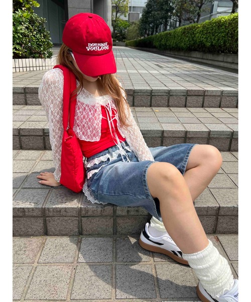 WC(ダブル シー)の「レースデザインハーフパンツ(その他パンツ・レディース・ブルー・FREE)」の12枚目の写真