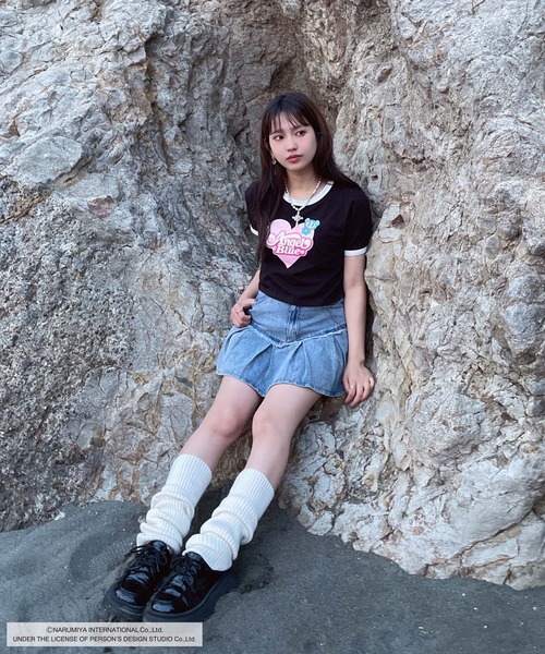 angelblue エンジェルブルー ノースリーブ トップス L y2k 平成 Y2K ANGEL BLUE エンジェルブルー アイス 半袖 Tシャツ 星 平成