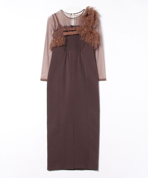 ANDRESD】pearl bustier dress［パールビスチェドレス］（ドレス