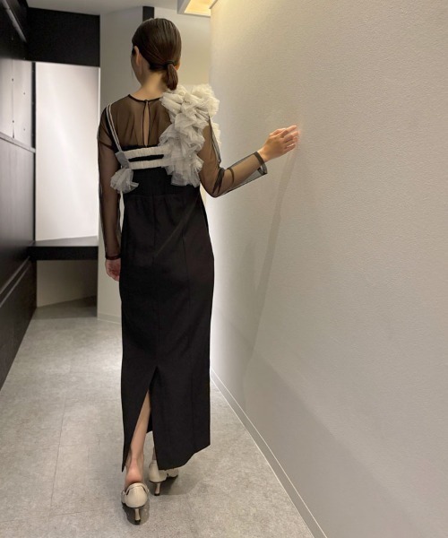 ANDRESD pearl bustier dress パールビスチェドレス パールビスチェドレス / pearl bustier dress（ドレス）｜ANDRESD