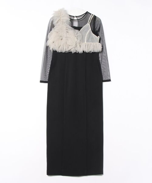 ANDRESD】pearl bustier dress［パールビスチェドレス］（ドレス