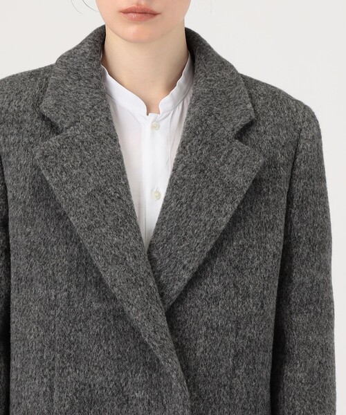 TOMORROWLAND (トゥモローランド)の「■30万円以上のため JIL SANDER CABAN 4 DBH TM ジャケットコート(チェスターコート・レディース・チャコールグレー・32)」の7枚目の写真