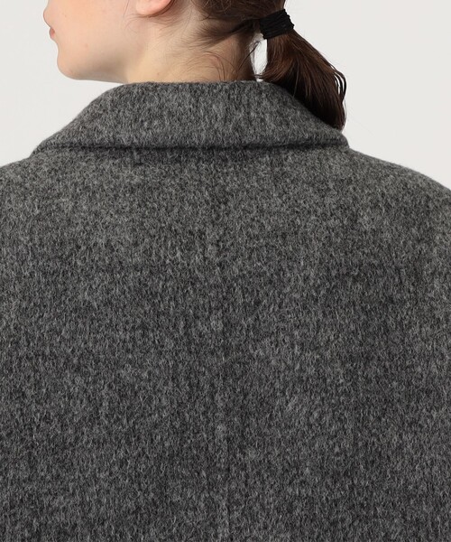 TOMORROWLAND (トゥモローランド)の「■30万円以上のため JIL SANDER CABAN 4 DBH TM ジャケットコート(チェスターコート・レディース・チャコールグレー・32)」の8枚目の写真
