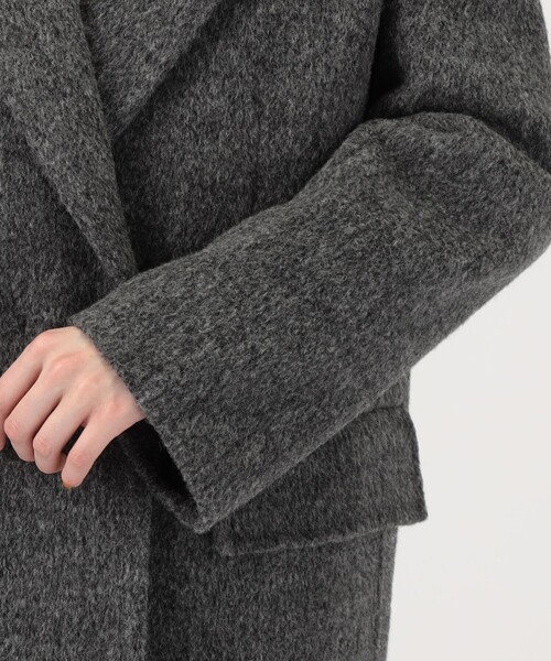 TOMORROWLAND (トゥモローランド)の「■30万円以上のため JIL SANDER CABAN 4 DBH TM ジャケットコート(チェスターコート・レディース・チャコールグレー・32)」の9枚目の写真