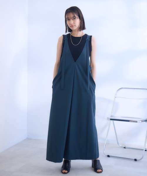 KATHARINE ROSS(キャサリンロス)の「【KATHARINE ROSS】COOL撥水ジャンスカ(ジャンパースカート・レディース・ブラウン/カーキ/ブルー・MEDIUM)」の6枚目の写真