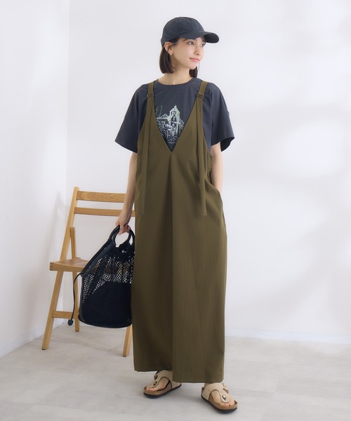 KATHARINE ROSS(キャサリンロス)の「【KATHARINE ROSS】COOL撥水ジャンスカ(ジャンパースカート・レディース・ブラウン/カーキ/ブルー・MEDIUM)」の10枚目の写真