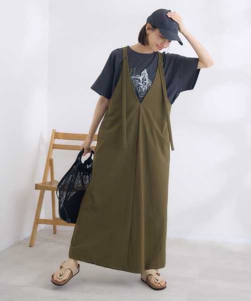 KATHARINE ROSS(キャサリンロス)の「【KATHARINE ROSS】COOL撥水ジャンスカ(ジャンパースカート・レディース・ブラウン/カーキ/ブルー・MEDIUM)」の11枚目の写真