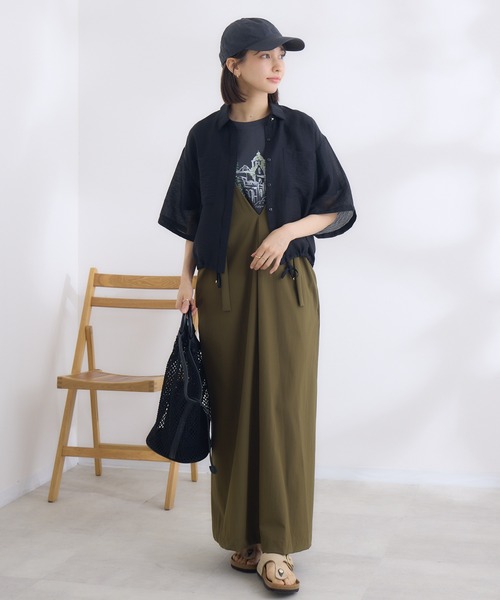 KATHARINE ROSS(キャサリンロス)の「【KATHARINE ROSS】COOL撥水ジャンスカ(ジャンパースカート・レディース・ブラウン/カーキ/ブルー・MEDIUM)」の15枚目の写真
