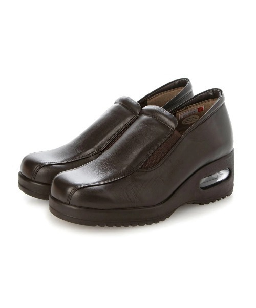 Atelier（アトリエ）の「【3E】エアークッションサイドゴアスリッポン（スリッポン・レディース・ゴールド×グレー/ブラック/ライトブラック/その他10/その他18・23.5cm/23cm/22.5cm/22cm/24.5cm/24cm）」の4枚目の写真