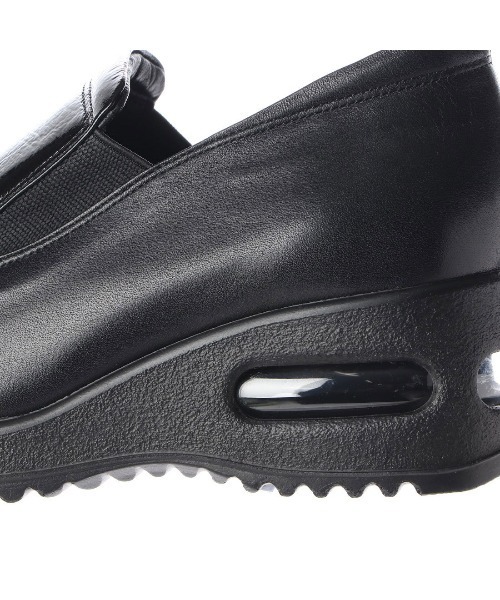 Atelier（アトリエ）の「【3E】エアークッションサイドゴアスリッポン（スリッポン・レディース・ゴールド×グレー/ブラック/ライトブラック/その他10/その他18・23.5cm/23cm/22.5cm/22cm/24.5cm/24cm）」の11枚目の写真