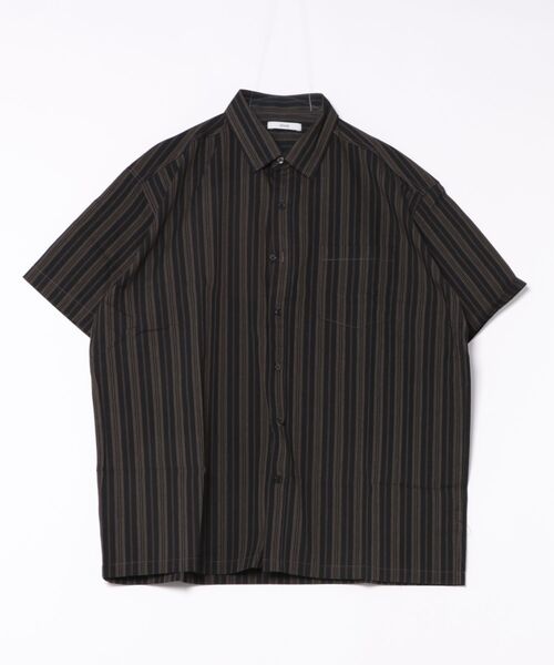 a.p.o.v.(エーピーオービー)の「a.p.o.v. レトロストライプシャツ(シャツ/ブラウス・メンズ・ブラウン/ベージュ/ブラック・ONESIZE)」の10枚目の写真