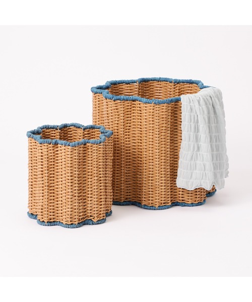 Francfranc（フランフラン）の「パイピング バスケット M ブルー（収納グッズ・レディース・ブルー・FREE）」の7枚目の写真