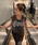 ANDRESDiAhXhj́upinstripe sleeveless bustier dress / sXgCvX[uXrX`FhXihXjvbO[