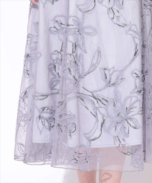 SWINGLE（スウィングル）の「刺繍エンブロイダリーチュールスカート（スカート・レディース・グレー系その他/ホワイト系その他2/ベージュ系その他2・MEDIUM/SMALL）」の20枚目の写真