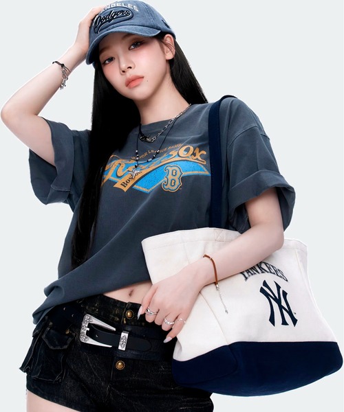 【韓国MLB Korea】バーシティビンテージカールシブキャップ MLB KOREA-バーシティ ビンテージ ボール CAP（キャップ）｜MLB