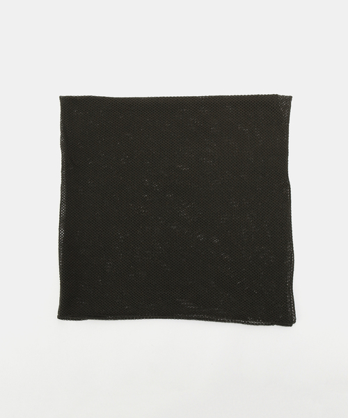 THROW/スロー Linen Cross Mesh scarf スカーフ TH251-S05K