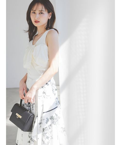 リボンデザインカットプルオーバー リボンディテールカットプルオーバー（Tシャツ/カットソー