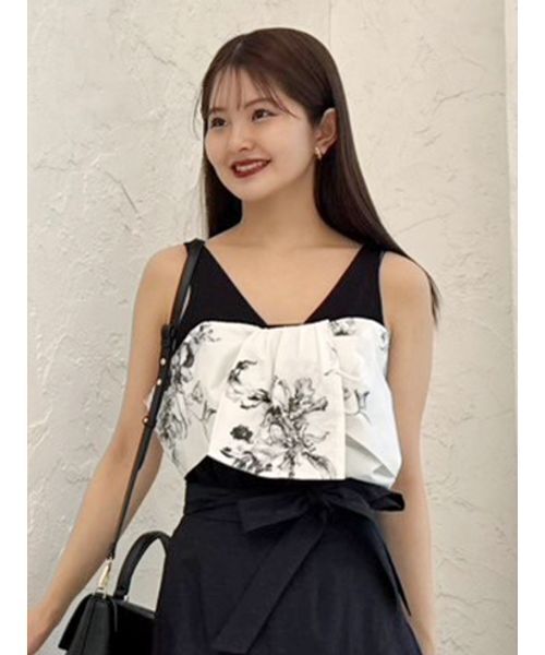 リボンディテールカットプルオーバー（Tシャツ/カットソー